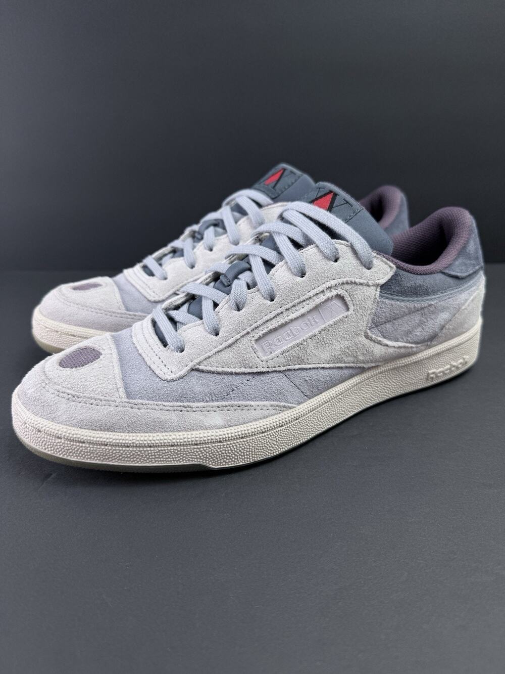 Reebok Hunter x Hunter Anime Collab Gray Light Purple Suede Shoes Men’s 10